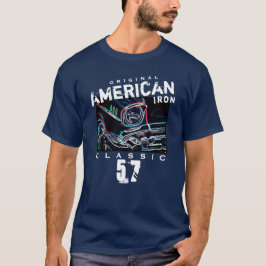 アメリカンオリジナルアイクラシックロン57カー Tシャツ