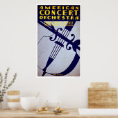 アメリカンオーケストラ1936 WPA ポスター (キッチン)