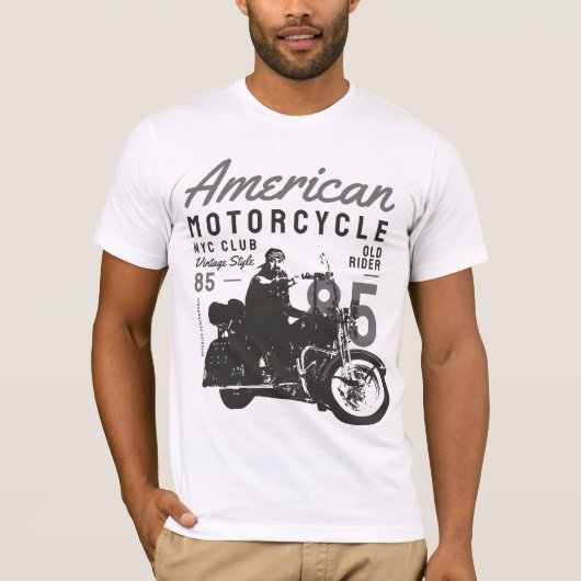 アメリカンオートバイクラブ Tシャツ (正面)