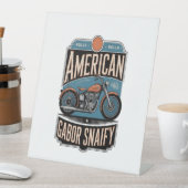 アメリカンオートバイヴィンテージ 台座サイン (インサイチュ)