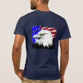 アメリカンカスタマイズイーグル- カスタマイズ -  Tシャツ (裏面)