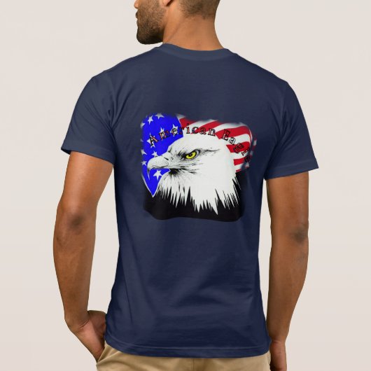アメリカンカスタマイズイーグル- カスタマイズ -  Tシャツ (裏面)