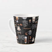 アメリカンカプチーノ カフェラテマグ (左アングル)