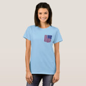 アメリカンカラーズポケットパターンポケットティーデザイン Tシャツ (正面フル)