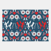 アメリカンカントリーミュージックライン踊り ラッピングペーパーシート (正面2)