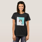 アメリカンカールの猫_001 Tシャツ (正面フル)