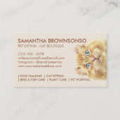 アメリカンカール猫 名刺 (裏面)