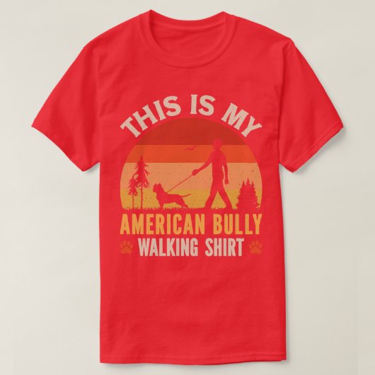 アメリカンガキ歩く Tシャツ (デザイン正面)
