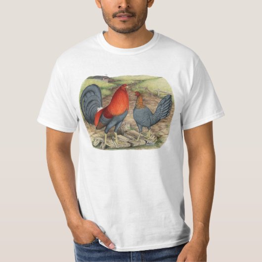 アメリカンガメブルーレッド Tシャツ (正面)