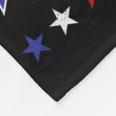 アメリカンガールズサングルズファミリーパトリオティシズム フリースブランケット (角)