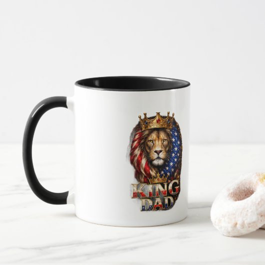 アメリカンキングお父さん マグカップ (ドーナツ)