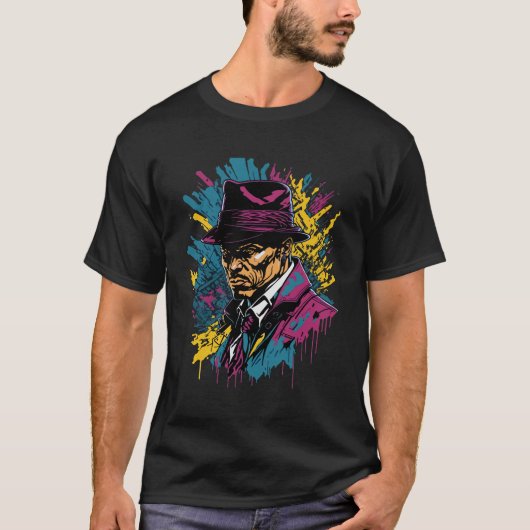 アメリカンギャングスター ビンテージ クラシックマフィアスタイル 40年代 Tシャツ (正面)