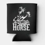 アメリカンクォーターホースカウボーイワイルドウェスタン 缶クーラー (正面)