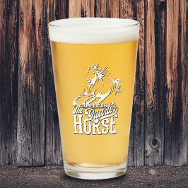 アメリカンクォーターホース女性のカーボーイカウボーイウェスタン タンブラーグラス