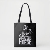 アメリカンクォーターホース女性のカーボーイワイルドウェスタン トートバッグ (正面)