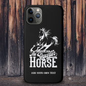 アメリカンクオーターホースカウボーイ女性のカーボーイウェスタン Case-Mate iPhoneケース