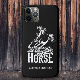 アメリカンクオーターホースカウボーイ女性のカーボーイウェスタン iPhone 11 PROケース