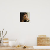 アメリカンクオーターホースフォトプリント ポスター (キッチン)