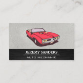 アメリカンクラシックカー |ヴィンテージ変換 名刺 (正面)
