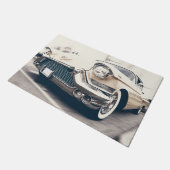 アメリカンクラシックキャデラック ドアマット (アングル)