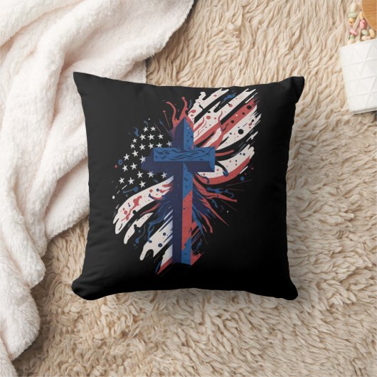 アメリカンクロス クッション (ブランケット)