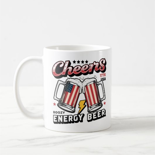 アメリカングラスビール応援 コーヒーマグカップ (左)