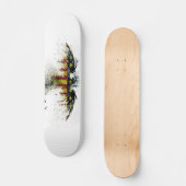 アメリカングランジイーグルカスタムプロパークボード スケートボード (正面)