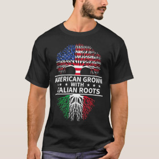 アメリカングロウンイタリアントルーツイタリア Tシャツ