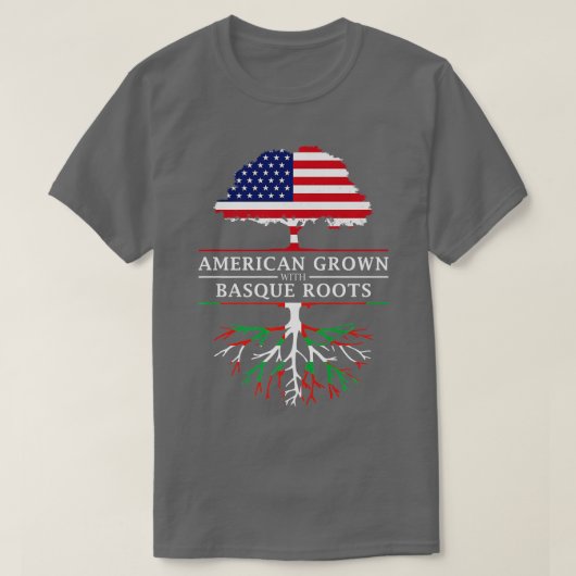 アメリカングロウンバスクルーツバスク Tシャツ (デザイン正面)