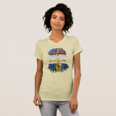 アメリカングロウン – Bajan Roots Womens T-Shirt Tシャツ (正面フル)