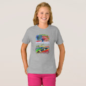 アメリカングロウン – Kittititian Roots Kids Tee Tシャツ (正面フル)