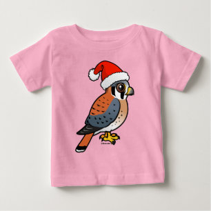 アメリカンケストレルサンタ ベビーTシャツ