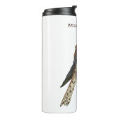 アメリカンケストレル鳥イラストレーション タンブラー (回転左)