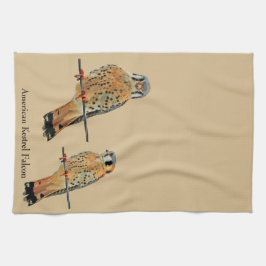 アメリカンケストレル《鳥》ハヤブサ キッチンタオル