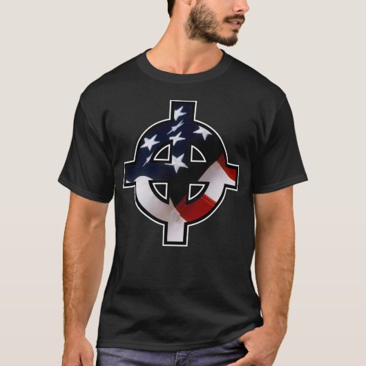 アメリカンケルト十字Tシャツ Tシャツ (正面)