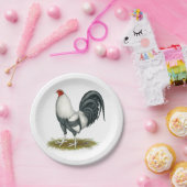 アメリカンゲームシルバーブルーガメコック ペーパープレート (パーティー)