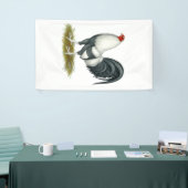 アメリカンゲームシルバーブルーガメコック 横断幕 (トレードショー)