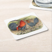 アメリカンゲームブルーレッズ スクエアペーパーコースター (アングル)