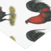 アメリカンゲームBBブラックレッドルースター テーブルクロス (アングル)