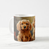 アメリカンコッカースパニエル犬子犬 コーヒーマグカップ (正面左)
