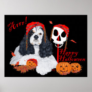 アメリカンコッカースパニエル犬海賊 ポスター