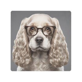 アメリカンコッカースパニエル犬 メタルプリント