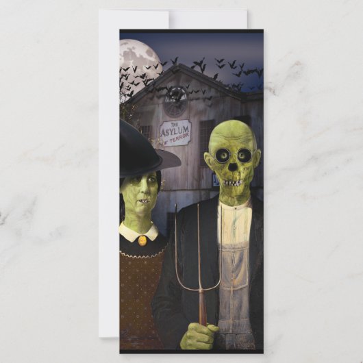 アメリカンゴシックハロウィーンハ幽霊のよく出るウス (正面)