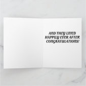 アメリカンゴシック ウェディング お祝いカード カード (内部)