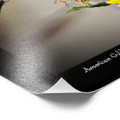 アメリカンゴールドフィッチオンデイジーウォールアートプリント フォトプリント (角)