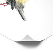 アメリカンゴールドフィンチバードウォーターのカラー写真プリント フォトプリント            (角)