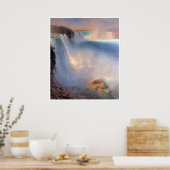 アメリカンサイドのナイアガラ滝 ポスター (キッチン)