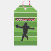 アメリカンサッカーキッズまたは大人誕生日 ギフトタグ (裏面)