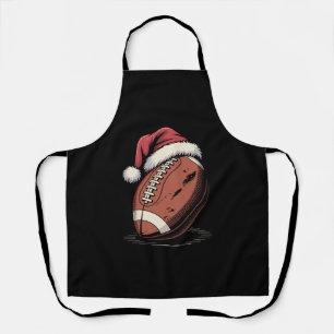 アメリカンサッカーサンタハットスポーツクリスマスクリスマス エプロン