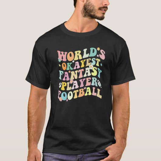 アメリカンサッカーシーズンパーティーファンタジーフットボールRu Tシャツ (正面)